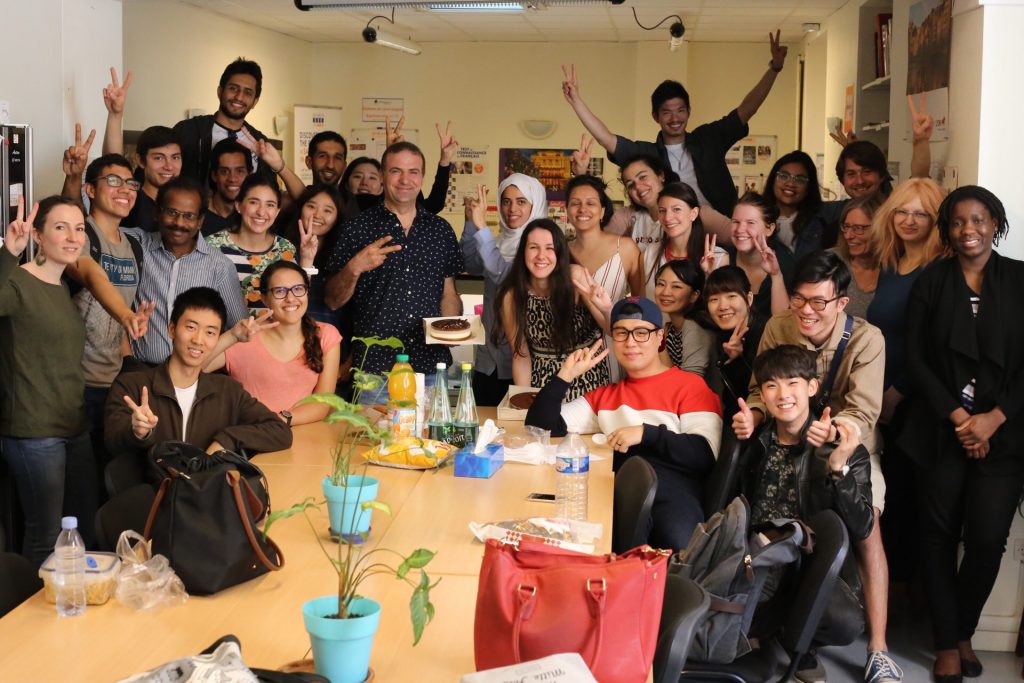 International students in Lyon